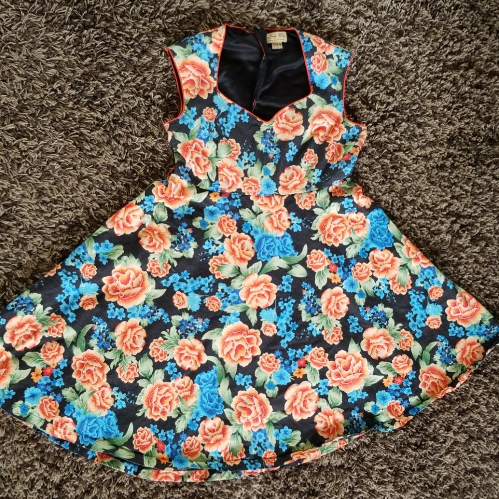LindyBop fit and flare dress